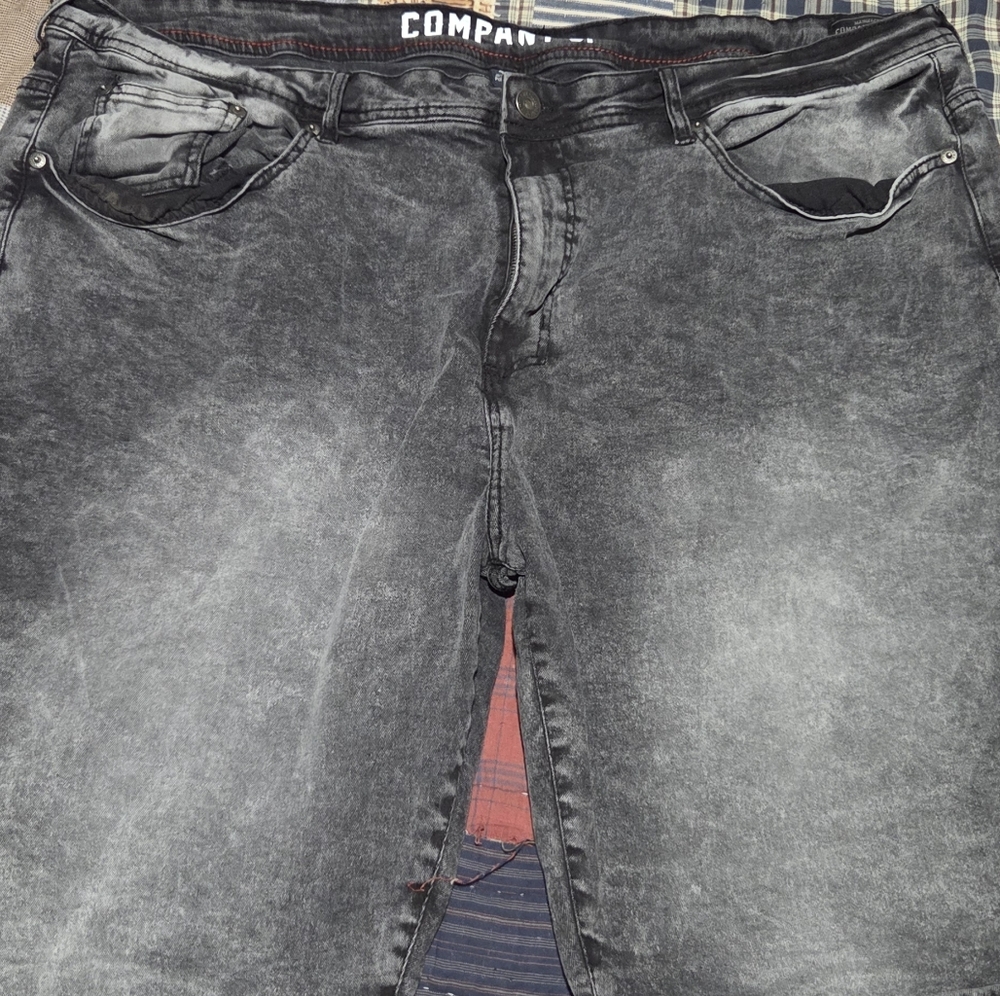 Men's Black Demin Jean Shorts
